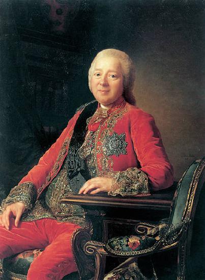 Alexander Roslin Portrait of Count N.I Panin oil painting image